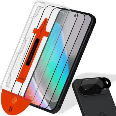 Zdjęcie produktu dla 2-pak Google Pixel 10 Szkło ochronne na ekran & 1-pak ochrona obiektywu - Szkło hartowane | [Automatyczna instalacja] - Bez bąbelków