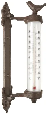 Obrázok produktu pre Esschert Design BR20, Teplomer pre kvapalné prostredie, Vnútorný, F, °C, -30 - 50 °C, -20 - 120 °F, Hnedá