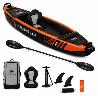 Obrázok produktu pre BRUNELLI 375 RAPTOR – Kajak pre 1 osobu, nafukovací, technológia Drop Stitch, určený na turistiku. Kajak
