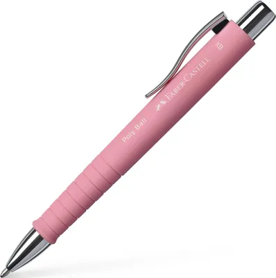 Produktbild von FABER-CASTELL Druckkugelschreiber POLY BALL XB rosé