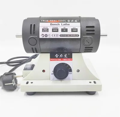 Image de Meuleuse de table électrique et appareil de polissage - 800W, double meule - 220V - Disques abrasifs de 75 mm - 10000 tr/min - Pour bricoleurs - Noir