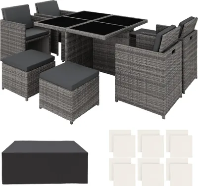 Obrázek produktu pro TecTake 403846, Šedá, 8 sedadlo/sedadel, Dospělí a děti, Chlapec/děvče