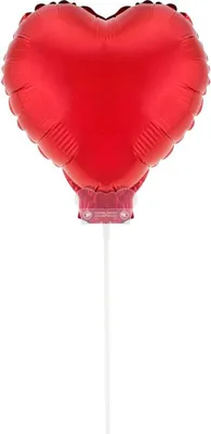 Immagine prodotto di Palloncino in foil - Palloncino cuore, rosso 27,5 cm