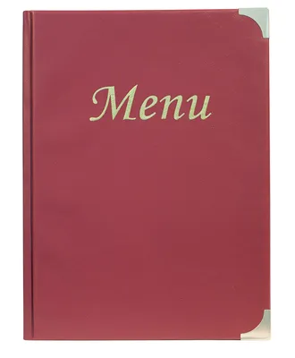 Obrázok produktu pre Securit MC-BRA4-WR Securit menu priečinok BASIC, DIN A4, vínová červená