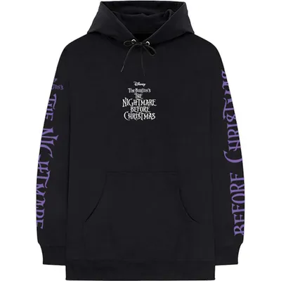 Obrázek produktu pro Disney - The Night Before Christmas Jumbo Uni mikina s kapucí X-Large - černá