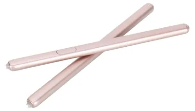 Image de Lot de 2 stylets pour tablette avec 5 embouts de rechange, réponse rapide et fixation magnétique, pour Galaxy Tab S6 SM-T860 et SM-T865, rouge rosé