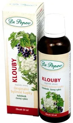 Obrázek produktu pro Bylinné kapky – Klouby – 50 ml