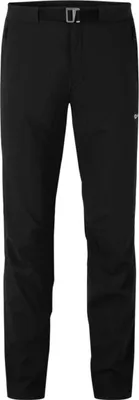 Schwarze Trekkinghose für Herren von Montane; Modell "MEN"S TENACITY LITE PANTS"; mit Gürtel.