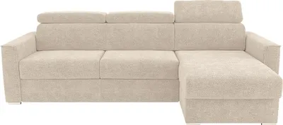 Zdjęcie produktu dla Narożnik z materacem - Narożnik do przewijania - Tkanina szenilowa - Beżowy - Powierzchnia do leżenia 140 cm - Materac 14 cm - VIZIR