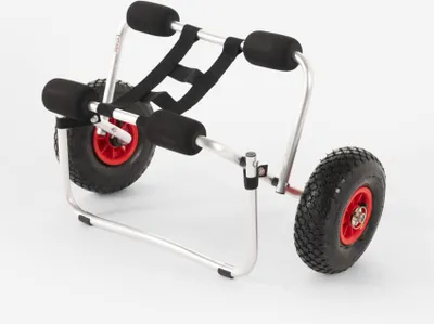 Image de Chariot de transport Remorque pour kayak Canoë Paddle SUP Pliable Rider