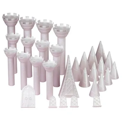 Produktbild von Wilton Romantik SCHLOSS SET / Romantic Castle Cake Set - 32teilig