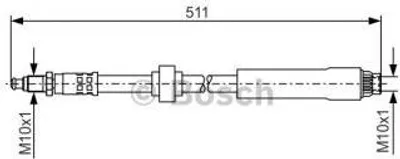 Produktbild von Bosch Bremsschlauch  1 987 476 531