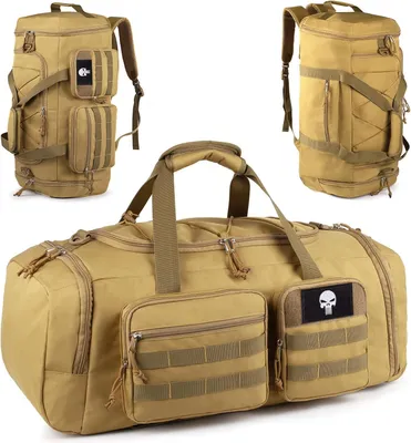 Image de Sac de sport 3 en 1, 50 litres, avec compartiment à chaussures, résistant à l'eau, idéal pour les voyages