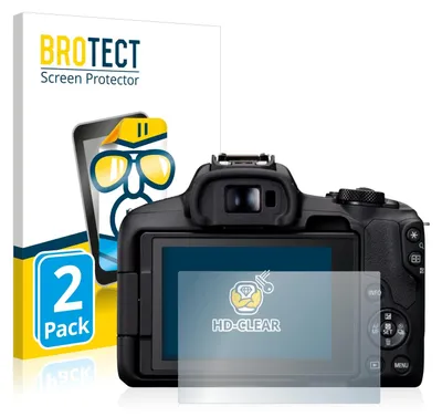 Produktbild von 2x Für Canon EOS R50 Schutzfolie BROTECT Displayschutz Display Schutz Folie Klar Transparent