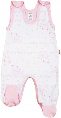 Produktbild von KLEKLE Strampler mit Bärenmotiv rosa Gr. 62
