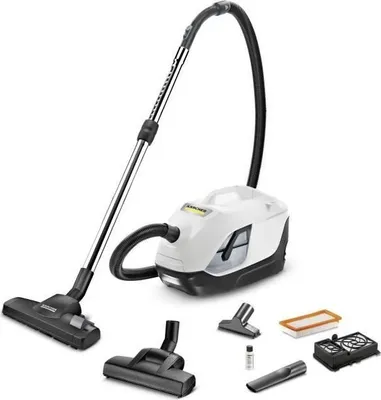 Image de Aspirateur sans sac Kärcher DS 6 Plus, Filtration par eau, Filtre HEPA 13, Capacité 2L, Rejet air pur à 99,95%