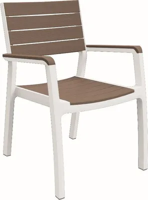 Produktbild von Gartensessel Keter Harmony weiß / cappuccino