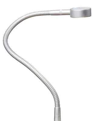 LED-Bettlampe Touch-Schalter flexibel 120lm warmweiß 1W silbergrau