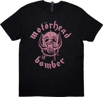 Immagine prodotto di Motörhead Bomber Lyric Black L T-shirt