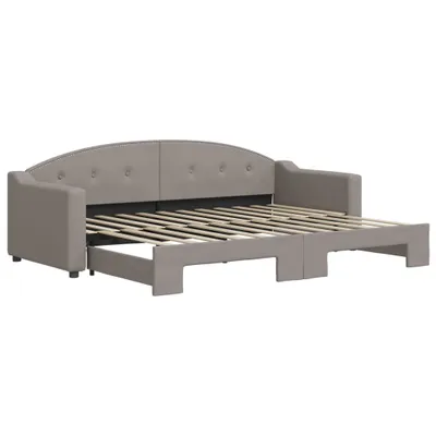Obrázok produktu pre vidaXL Rozkladacia posteľ Taupe 80x200 cm Látka