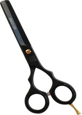 Image de ERGO LUX 6,0" BLACK - Ciseaux de rognage unilatéraux noirs mats LIMITED EDITION