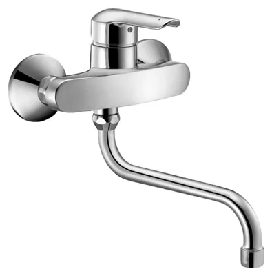 Productafbeelding van Hansa Spültisch-wandmengkraan, éénhendelbediening, Hansavantis 5253, chroom
