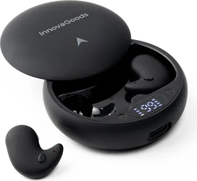 Produktbild von InnovaGoods® Unsichtbare Mini-Schlafkopfhörer Sonighty – Ultraleichte, bequeme & kabellose Ohrhörer für entspannten Schlaf & Meditation