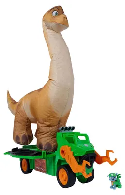 Image de Pat' Patrouille : Le Film des Dinosaures - Véhicule Megasaurus avec dinosaure gonflable