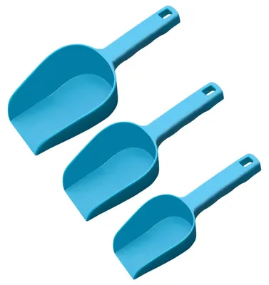 Produktbild von 3-teiliges Set: Kunststoff-Erdschaufel, Kunststoff-Gartenschaufel, Pflanzschaufel, Düngerschaufel, Metallschaufel, kleine Gartenschaufeln