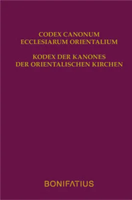 Produktbild von Codex Canonum Ecclesiarum Orientalium