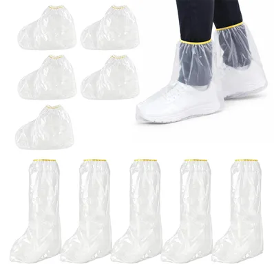 Schuhüberzieher 20 Stück, wasserdicht, mit Gummizug