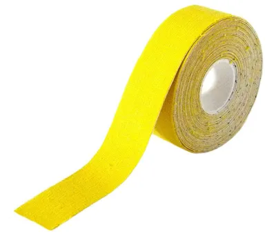 Produktbild von Tapefactory24 Classic Line Kinesiologie Tape 2,5cm x 5m - gelb