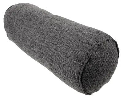 Produktbild von Rundes Nackenkissen aus weichem Memory-Schaum für Nacken, Rücken und Beine in Grau