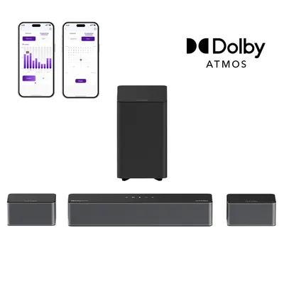 Produktbild von ULTIMEA 5.1 Dolby Atmos Soundbar, 3D Surround Sound System Soundbar für TV Geräte, TV Lautsprecher für Heimkino mit einstellbarem Bass