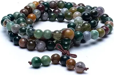Produktbild von Mala Indischer Achat - elastisch -- 0.6 cm online bestellen