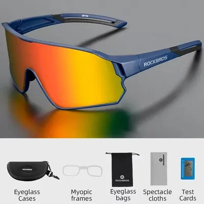 Immagine prodotto di Occhiali da ciclismo - Modello SP179 - Lenti polarizzate - Protezione UV400 - Montatura in TR-90 - Lenti in TAC - Adatti per il ciclismo - Colore 10134