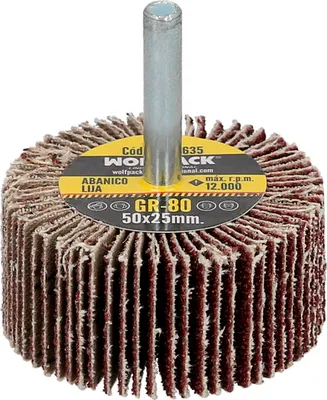 Obrázek produktu pro Brusný kotouč zrnitosti 80 ø 50 x 25 mm. Brusný kotouč, brusné kotouče, broušení, broušení, leštění