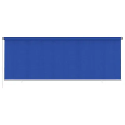 Image de vidaXL Store extérieur 400x140 cm bleu HDPE