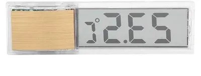 Imagen del producto de Termómetro digital para acuarios con pantalla LED, de tamaño compacto, ideal para acuarios
