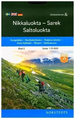 Immagine prodotto di Nikkaluokta-Sarek-Saltoluokta 1:75 000