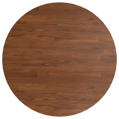Immagine prodotto di vidaXL Piano tavolo rotondo marrone scuro Ø 50 x 1,5 cm in rovere trattato
