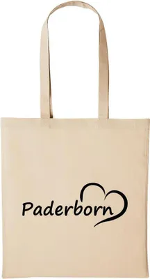 Produktbild von Huuraa Baumwollbeutel Paderborn Geschenk Einkaufstasche Natural 10 Liter Baumwolle Paderborn Accessoire