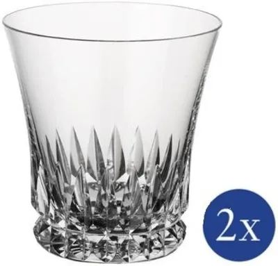 Image de Villeroy & Boch Grand Royal Verre à eau / Verre à jus de fruits / Verre à cocktail Set de 2 pcs. 10cm chacun 290ml
