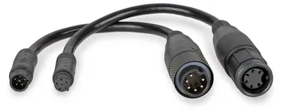 Produktbild von Carmedien Mini 6-Pin 7mm Adapterkabel Set für Waeco/Dometic Systemkabel mit 6Pin Schraubanschluss Anschluss Adapter Rückfahrkamera