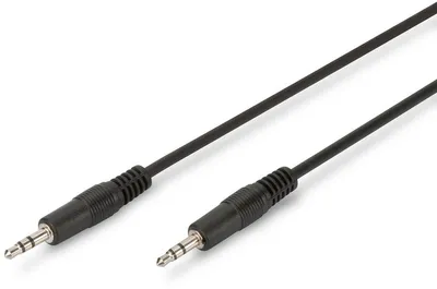 Produktbild von Audio-Anschlusskabel 3,5mm Klinke (schwarz, 1,5 Meter)