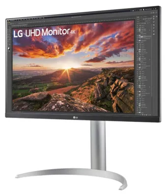 Produktbild von LG 27" 4K UHD HDR IPS LED-Monitor mit Lautsprechern, USB-C, DisplayPort – Modell 27UP850K-W
