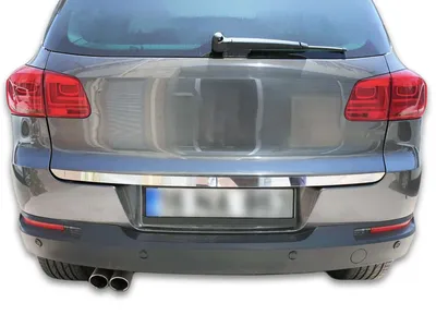 Immagine prodotto di Coperchio del bagagliaio cromato in acciaio inox per VW Tiguan I Tipo 5N Anno 2007-2015