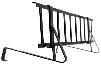 Produktbild von DAPRONA Schneefanggitter Set, inkl. Schneefangstütze, Verbinder 120cm Schwarz einfache Montage, für gewellte Dachziegel, Rheinland