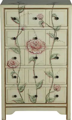 Produktbild von Apotheken Schrank Sideboard Kommoden Schränke Echtes Holz Möbel Anrichte Luxus