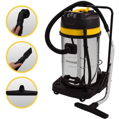 Zdjęcie produktu dla Odkurzacz przemysłowy | 3900W | 80L | Stal nierdzewna | Odkurzacz sucho-mokry - Samaka